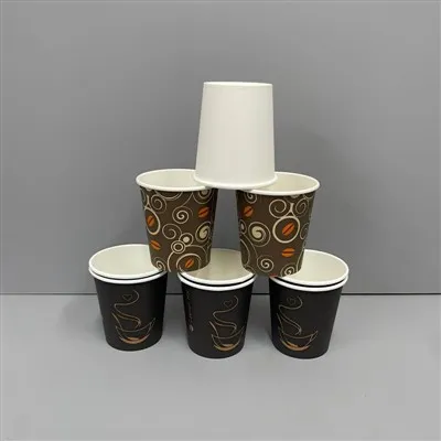 6Oz einwandiger, umweltfreundlicher Pappbecher Ø68