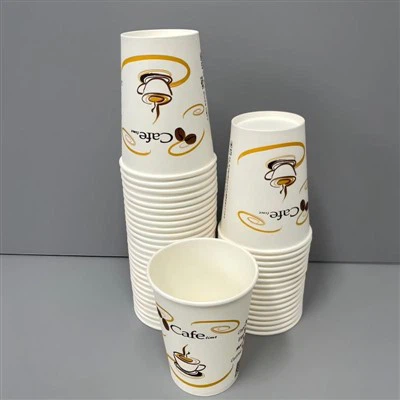 9-Unzen-Kaffeetasse aus einwandigem Papier