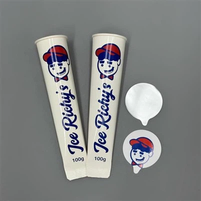 Eis am Stiel, Gelee, Calippo-Papier-Quetschtube